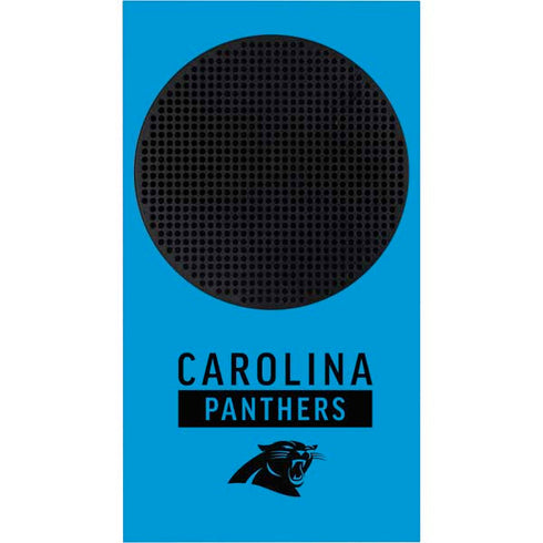 NFL Carolina Panthers Blue Performance Series Xbox Series S Console Skin
